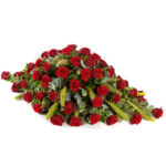 Rouwarrangement Rode Rozen