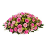 Rouwarrangement Roze