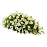 Rouwarrangement Wit Gegroepeerd