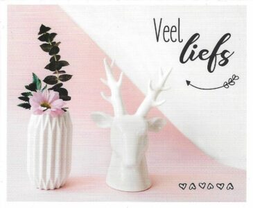 Veel liefs kaartje